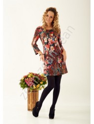 Офисное платье 7122